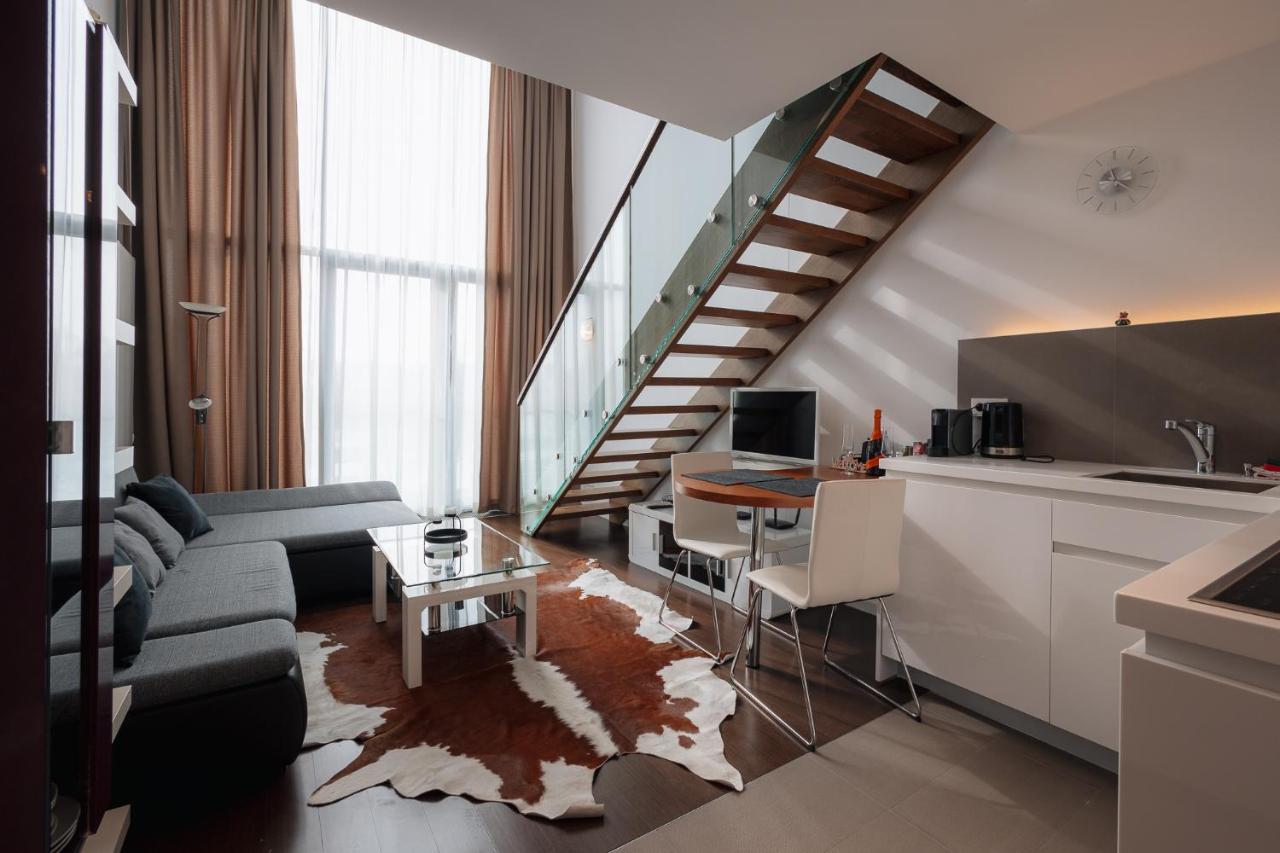 Skau Eurovea Duplex Apartment Danube Exclusive View Free Parking Братислава Екстер'єр фото